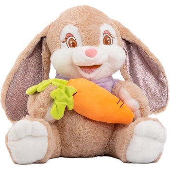 Image 1 of Амек Тойс Плюшена играчка Амек Тойс - Заек с тениска и морков, 45 cm (11017)