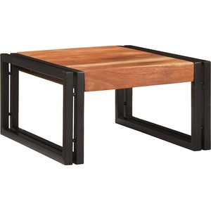 vidaXL Поличка за баня Кафяво 40 x 50 x 23 см Солидно акациево дърво (4102752)
