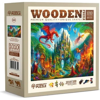 Wooden City - Puzzle Fantasy Castle - 1 000 piese