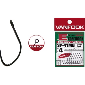 VANFOOK Jednoháček SP-41MB Vel. 8 8 ks