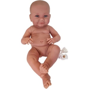 Llorens 738AA NEW BORN Момиченце - реалистична кукла бебе с цяло винилово тяло (4-738AA)