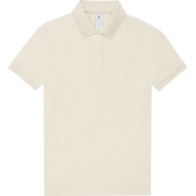 B&C My Polo 210 /women Dámske piqué polo biela krémová off