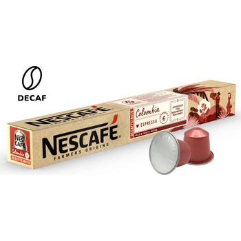 NESCAFÉ NESCAFÉ® Farmers Origins Colombia DECAF Безкофеинови капсули за Nespresso® 10 бр
