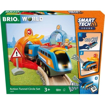 BRIO Brio WORLD 33971 SMART TECH SOUND Nahrávací lokomotiva – Zboží Mobilmania