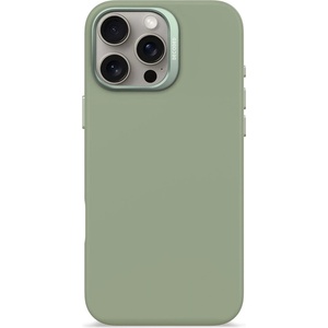 Decoded Калъф за iPhone 16 Pro Max от Decoded - Силиконов (антибактериален) - Зелен (K-D25IPO16PMBCS9JN)