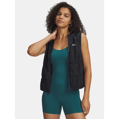 Under Armour UA Rival Woven Ruched Vest čierna