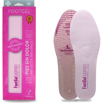 Footgel Дамски стелки за обувки Urbano Aloe Vera (1610)