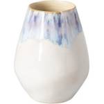 Costa Nova Бяла/синя глинена ръчно рисувана ваза (височина 15 cm) Brisa - Costa Nova (ZCN-VAV151-RIA)