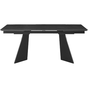 Carmen Разтегателна трапезна маса carora - черна