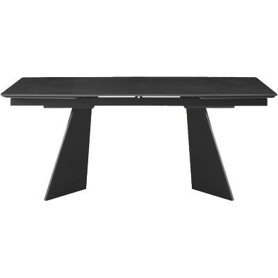 Carmen Разтегателна трапезна маса carora - черна