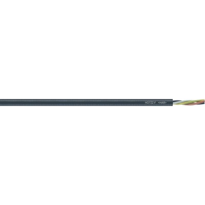 Lapp 1600811/1000 připojovací kabel H07ZZ-F 4 x 1.5 mm² + 1.5 mm² černá 1000 m