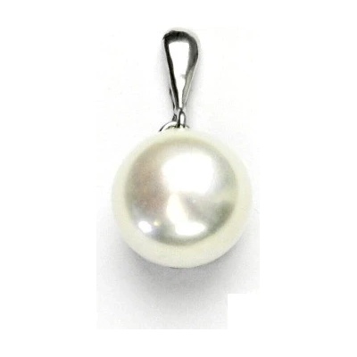 Čištín Stříbrný přívěsek přírodní perla bílá P 1299/22