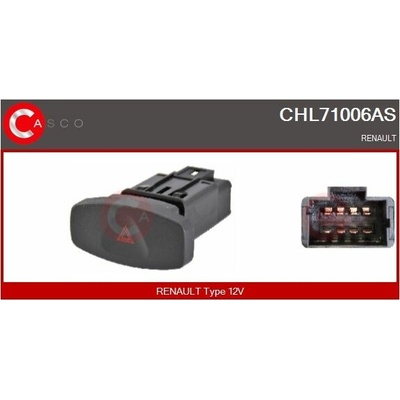 Spínač výstražných svetiel CASCO CHL71006AS