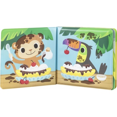 Tiger Tribe Knížka do vany Bath book messy jungle uni
