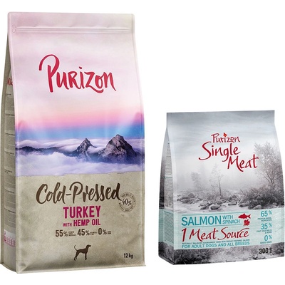 Purizon Coldpressed morčacie s konopným olejom 12 kg