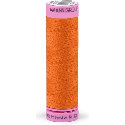 Polyesterové nitě návin 100 m Aspo Amann, střední, 1334 Burnt Orange