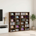vidaXL Кабинет за CD 2 бр. Опушен дъб 60 x 17 x 92 см (8012739)