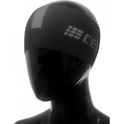 CEP běžecká čelenka černá/šedá