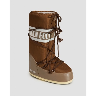 Moon Boot Icon Nylon snehule hnedá