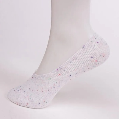 Терлици в бял цвят с цветни точици