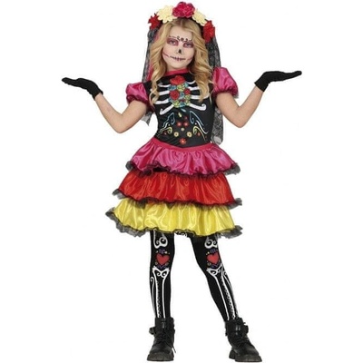 Guirca Day of dead Catrina farebná