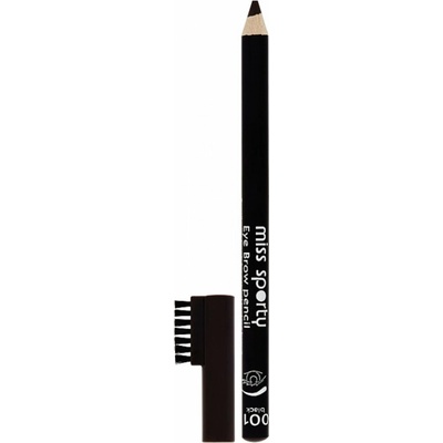 Miss Sporty Eye Brow Pencil ceruzka na obočie 1 Black 1,8 g