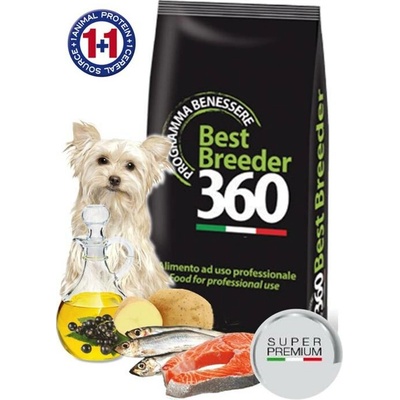 Salute Master Breeder Monoprotein malá plemena ryba s prebiotiky 20 kg