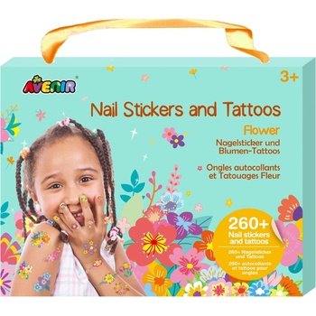 AVENIR Nail Stickers And Tattoos Flower (58na218207)