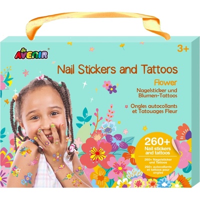 AVENIR Nail Stickers And Tattoos Flower (58na218207)