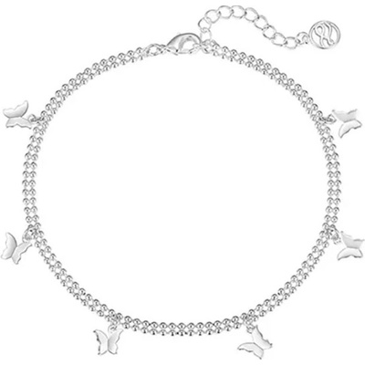 JAY náramek s drobnými motýlky Blanca JAY-9053 stříbrná