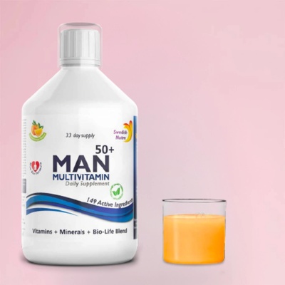 Swedish Nutra Multivitamin pro muže 50+ 500 ml