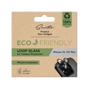 Sentio Loop Glass for Camera Protection for iPhone 15 / 15 Plus Black Frame