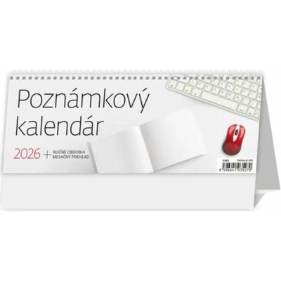 Stolový stĺpcový 24,6 x 9,6 cm Poznámkový 2027