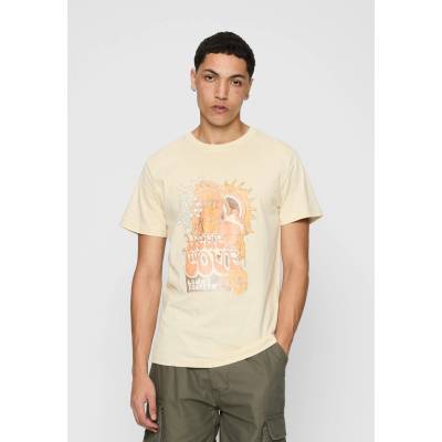 MERCHCODE Тениска Lenny Kravitz Tee sand XXLUB-MC788-00208 - , размер XL