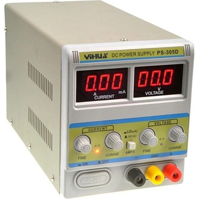 Laboratorní zdroj YIHUA 302D, 30V/2A, lineární