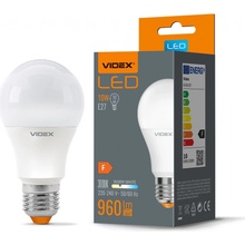 LED žárovka LED E27 A60 10W = 70W 960lm 3000K teplá bílá 240° Videx