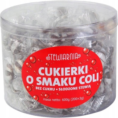 Stewiarnia bonbony s příchutí coly 600 g
