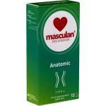 Masculan Single: Typ 4 (anatomic), 10 condoms