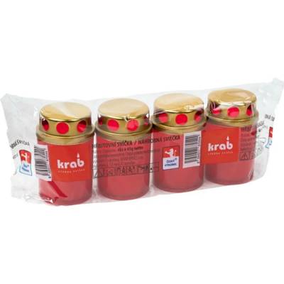 Bison Bedronka hřbitovní svíčka 4x45g