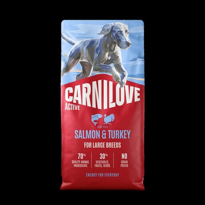 Carnilove Active Adult Large Breed Salmon & Turkey 2 x 12 kg