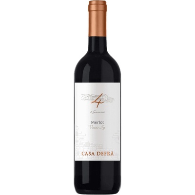 Casa Defra Merlot červené 12% 0,75 l (čistá fľaša)