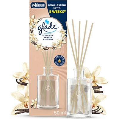 Glade tyčinkový difuzér Reeds Vanilla 50 ml