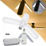  36 w регулируема led лампа за дома, гаража, мазе и други - e27