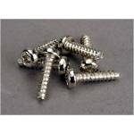 Traxxas кръстата винт 3x12mm полукръгла глава цинк. (6)