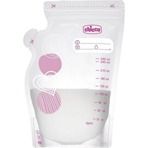 Chicco Торбички за съхранение на кърма Chicco - 250 ml, 30 броя (N0119) - ozone
