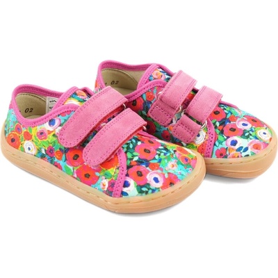 Froddo Barefoot Canvas Flowers Fuchsia