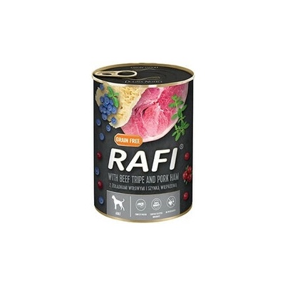 Rafi so šunkou a hovädzím žalúdkom čučoriedkami a brusnicami 400 g