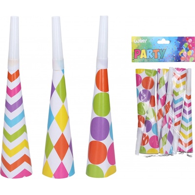 wiky Párty trumpetky MIX 20 cm, 6 ks – Zbozi.Blesk.cz