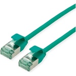 Roline Patch кабел U/FTP CAT6a, Slim, ултрагъвкав, кабел за център за данни, със защита срещу издърпване, RM, 5 м, зелен 21.45. 3337-50 (21.45.3337-50)