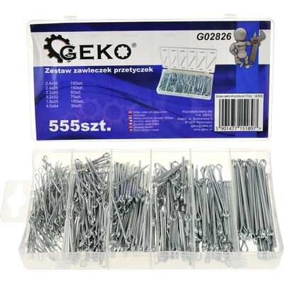 GEKO Sada závlaček z nerezové oceli 555 ks G02826 – Zbozi.Blesk.cz